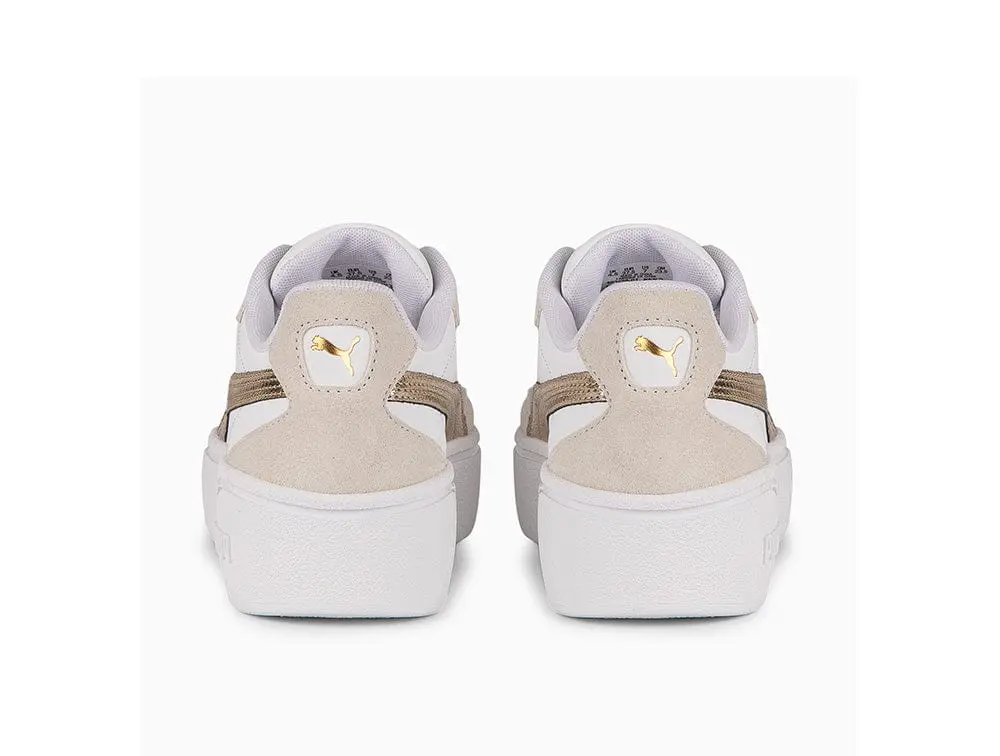 Zapatilla Puma Club II Era Platform Metallic Mujer Blanco - Image 5