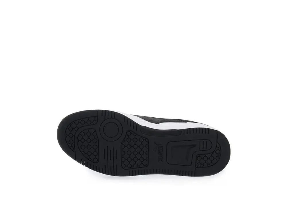 Zapatilla Puma Rebound V6 Niños Negro - Blanco - Image 5