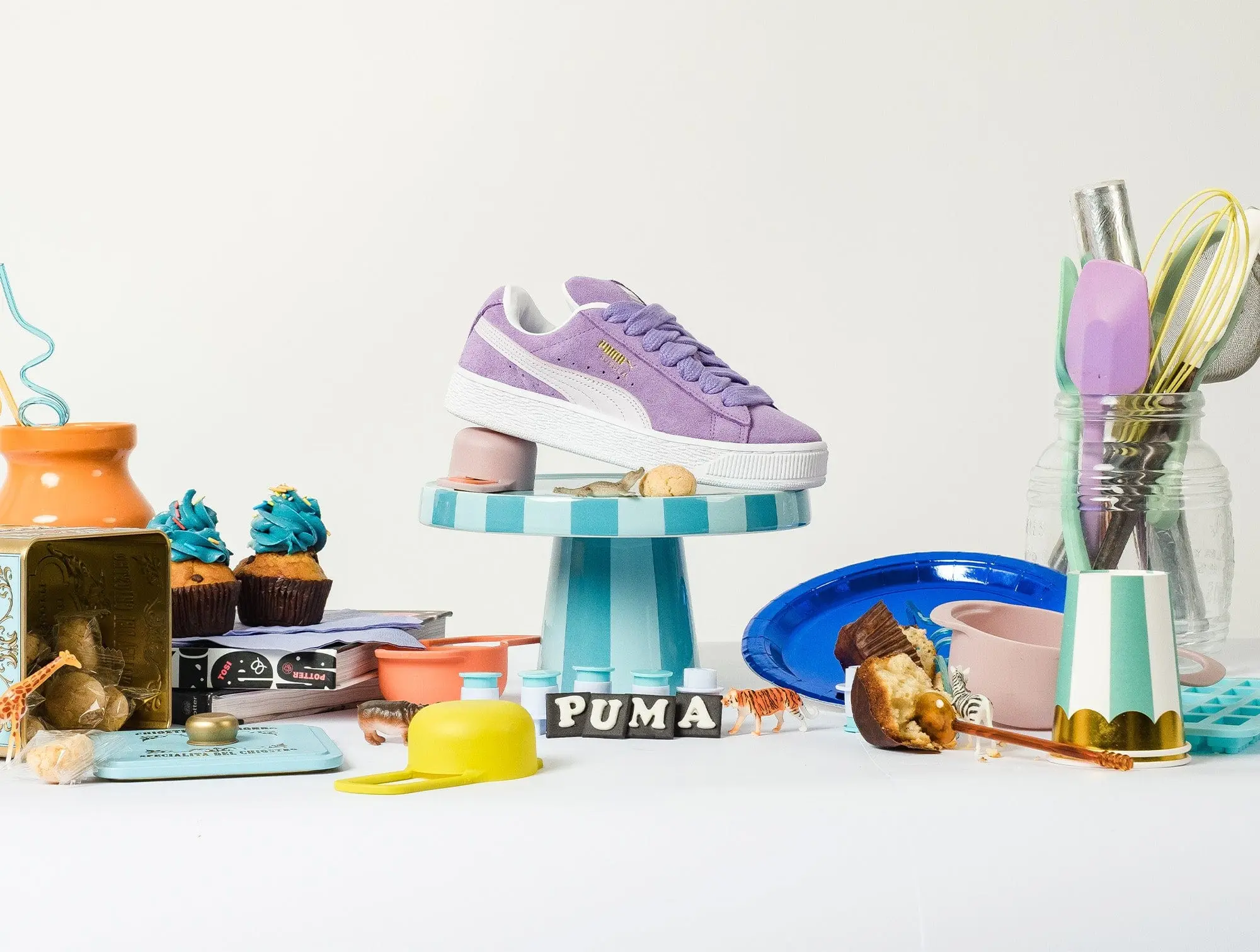 Zapatilla Puma Suede Xl Mujer Lila - Image 2
