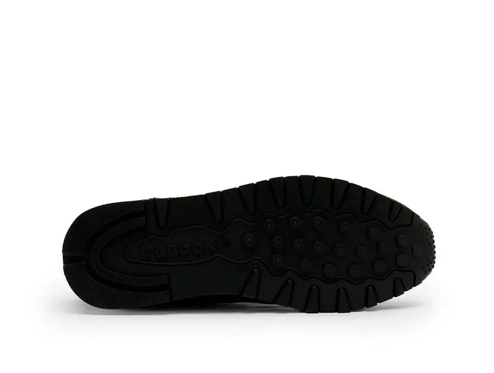 Zapatilla Reebok Cl Leather Hombre Negro - Image 5