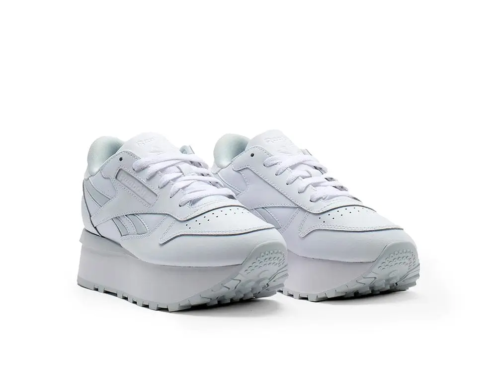 Zapatilla Reebok Cl Lth Triple Lift Mujer Blanco - Image 2