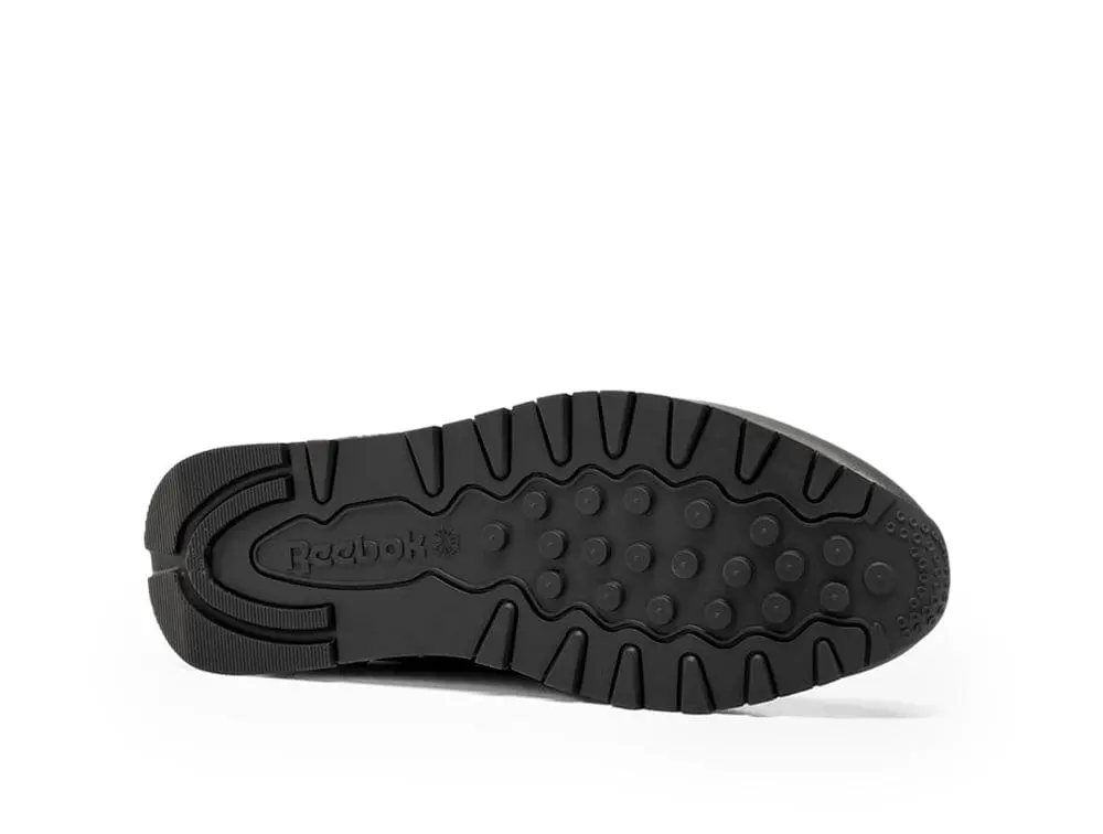 Zapatilla Reebok Classic Leather Negro - Rojo -Gris - Image 5