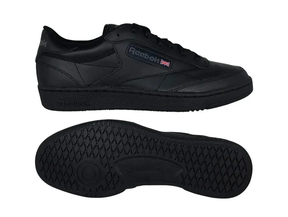 Zapatilla Reebok Club C 85 Hombre Mono Negro - Image 5