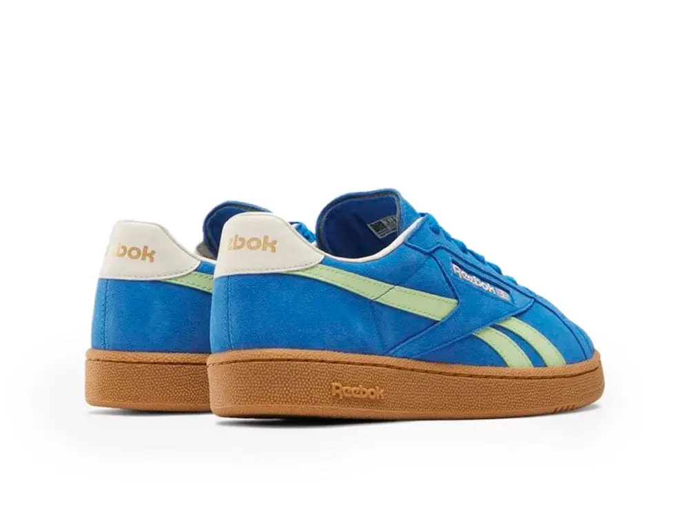 Zapatilla Reebok Club C Grounds Uk Hombre Azul - Blanco - Suela Gum - Image 3