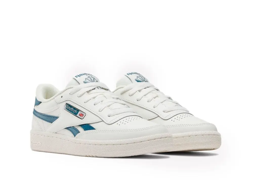 Zapatilla Reebok Club C Revenge Mujer Blanco - Azul - Image 2