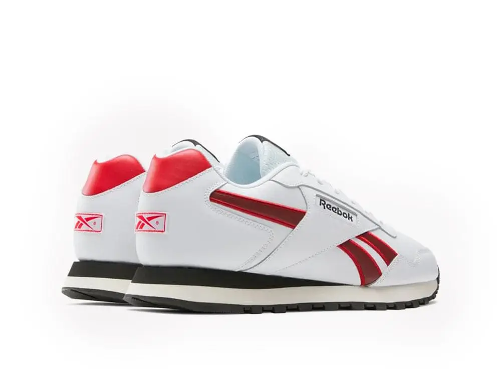 Zapatilla Reebok Glide Hombre Blanco - Rojo - Negro - Image 3