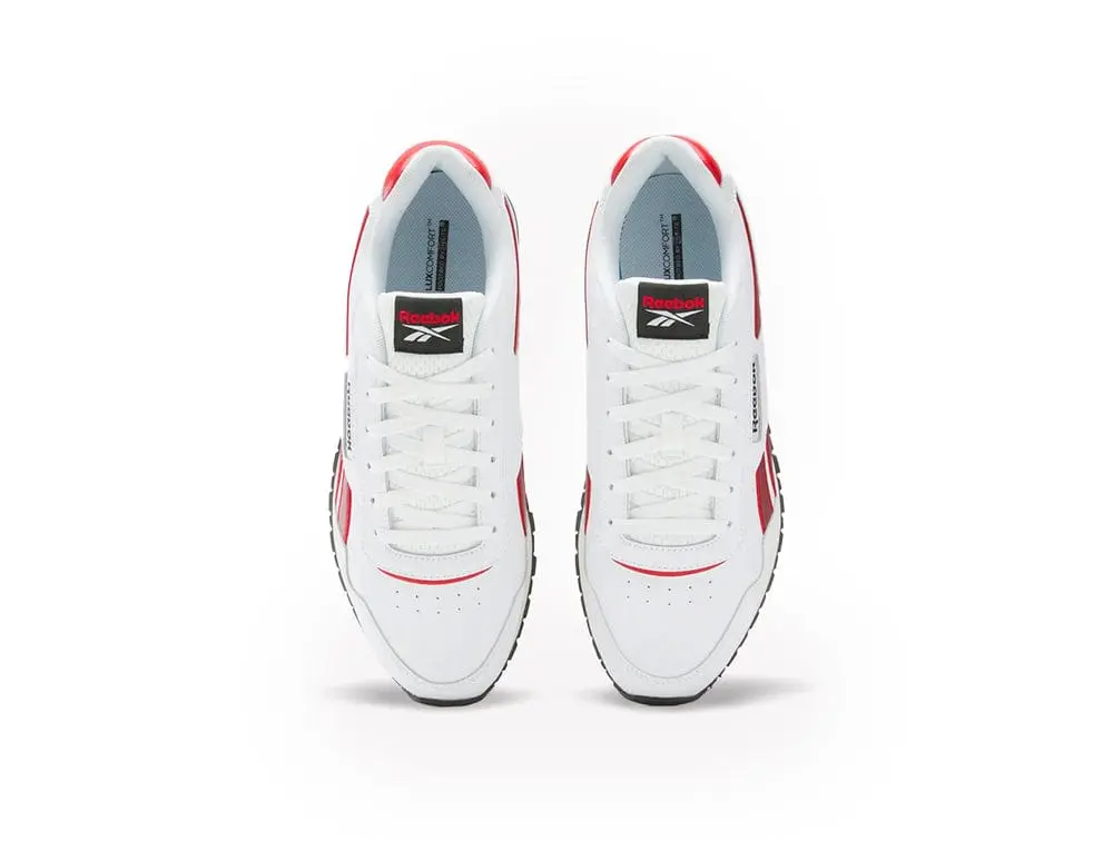 Zapatilla Reebok Glide Hombre Blanco - Rojo - Negro - Image 4