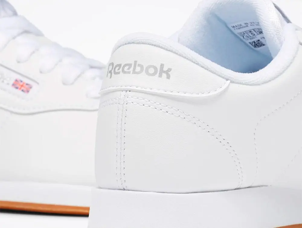 Zapatilla Reebok Princess Leather Mujer Blanco/Blanco-Gum - Image 4