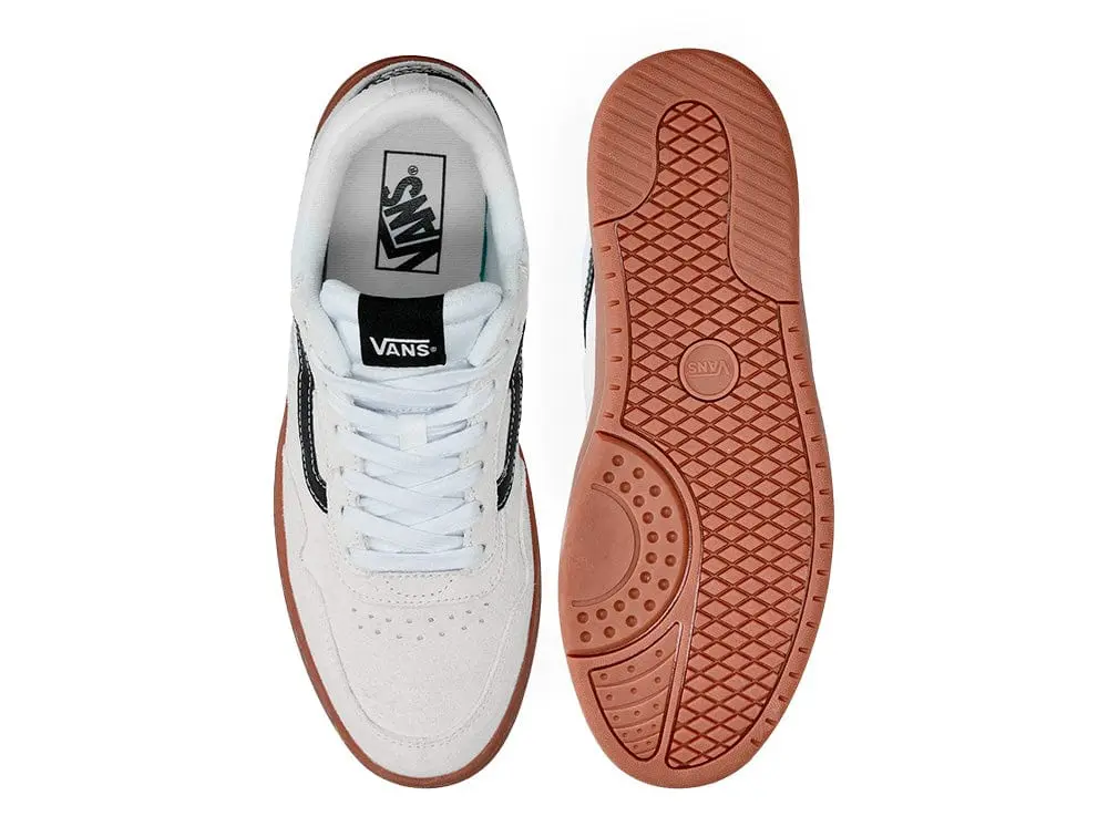 Zapatilla Vans Cruze 3.0 Hombre Blanco - Negro - Suela Gum - Image 6