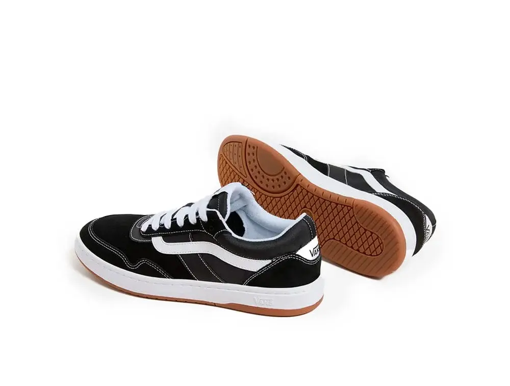 Zapatilla Vans Cruze 3.0 Hombre Negro - Blanco - Suela Blanco Gum - Image 4