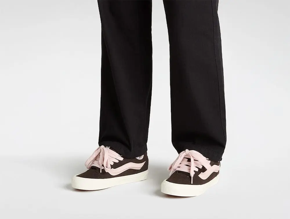 Zapatilla Vans Knu Skool Mujer Café - Rosado - Image 2