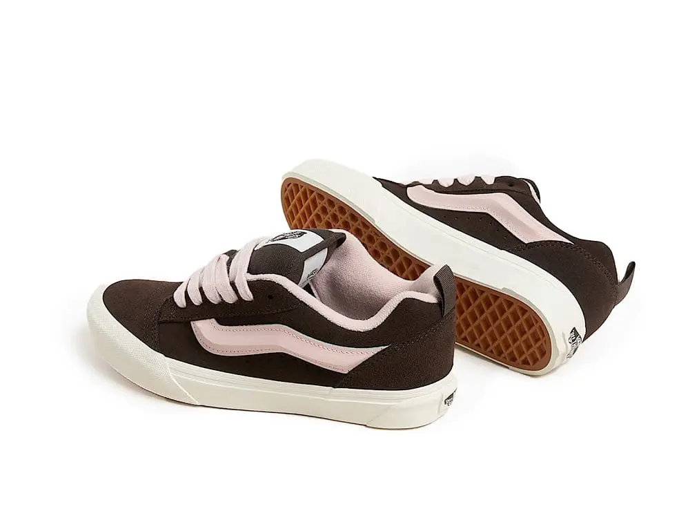 Zapatilla Vans Knu Skool Mujer Café - Rosado - Image 4