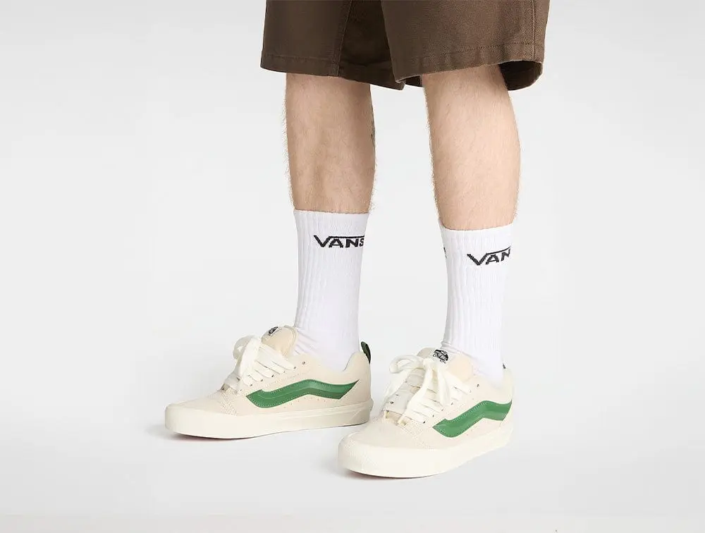 Zapatilla Vans Knu Skool Unisex Beige - Verde - Image 2