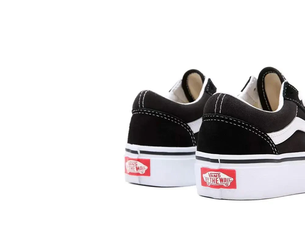 Zapatilla Vans Old Skool Plataforma Niños Negro - Image 5