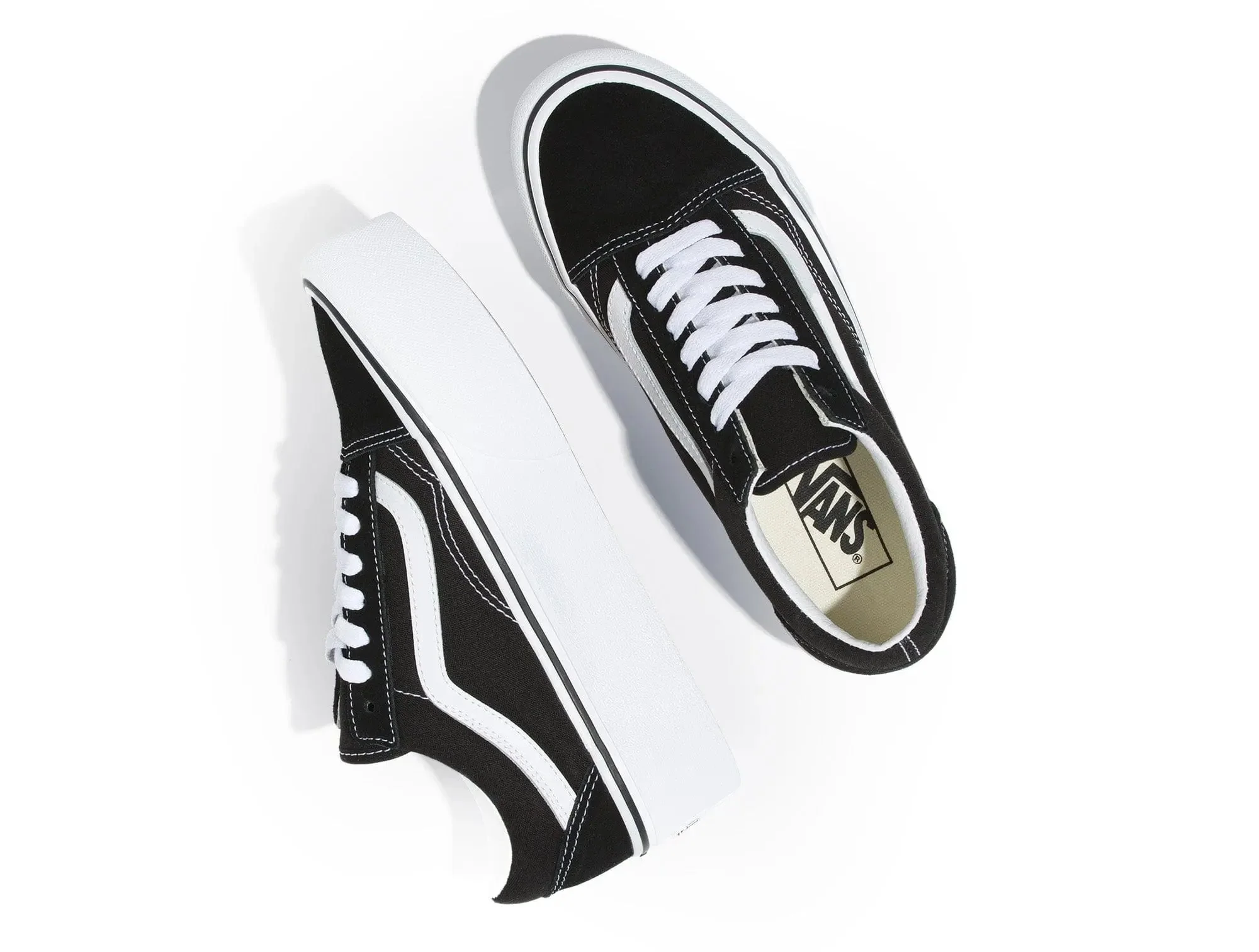 Zapatilla Vans Old Skool Stackform Mujer Negro - Image 2