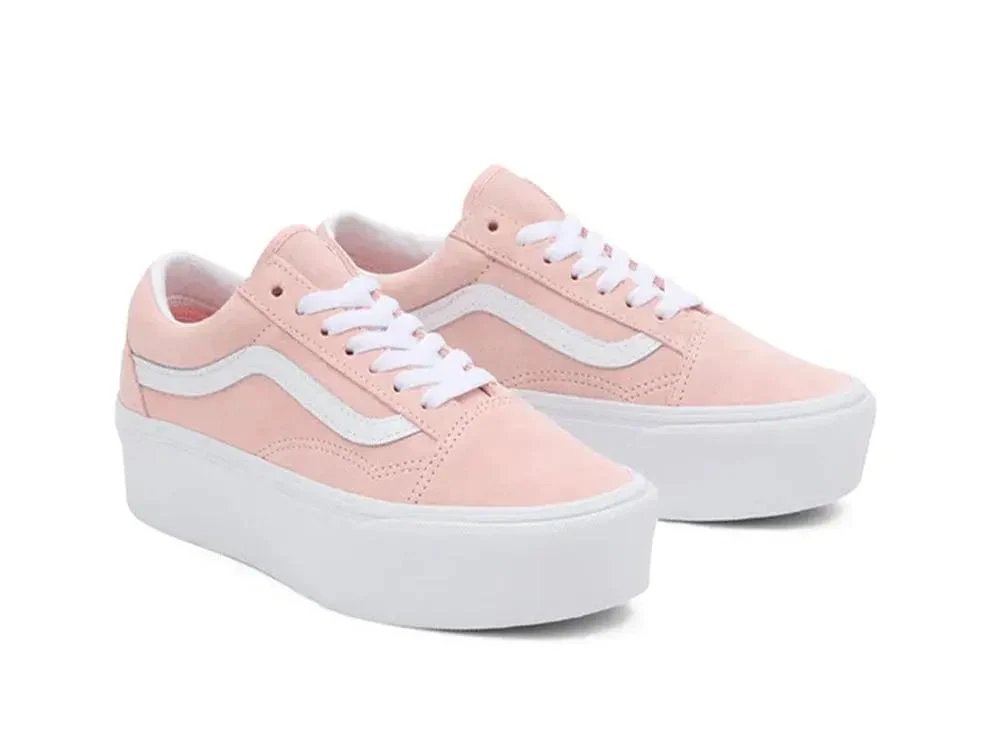 Zapatilla Vans Old Skool Stackform Mujer Rosado - Image 3