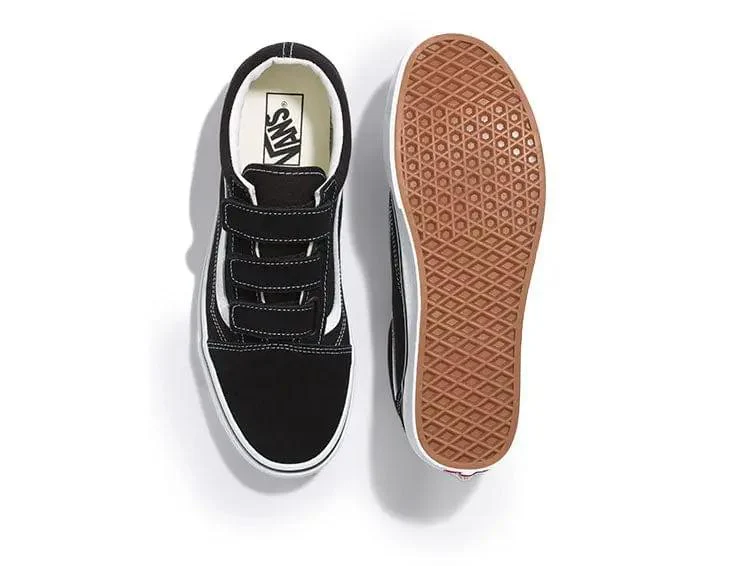 Zapatilla Vans Old Skool Velcro Hombre Negro - Image 3