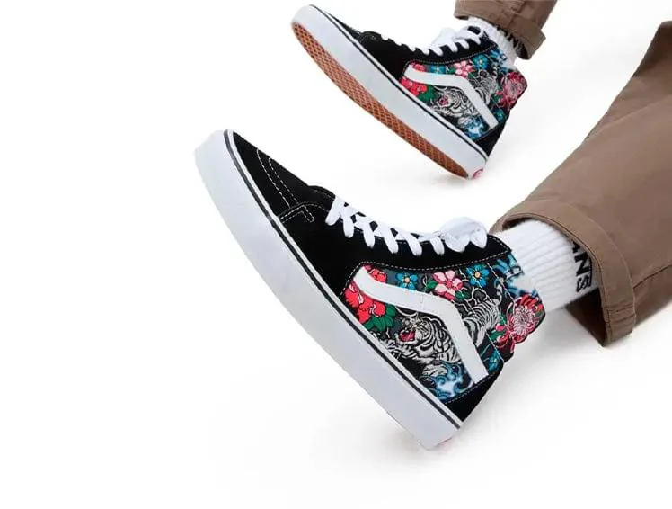 Zapatilla Vans Sk8-Hi (Sporty) Mujer Negro - Image 2