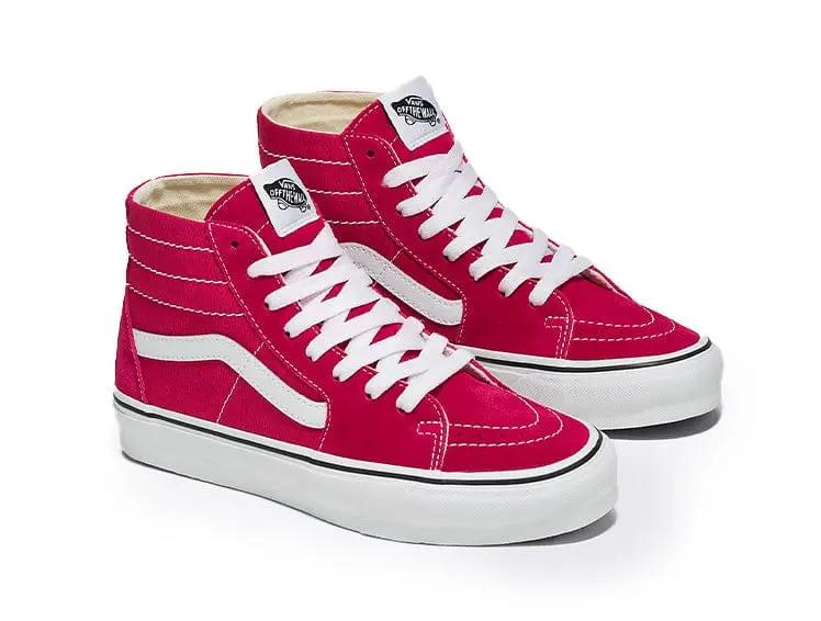 Zapatilla Vans Sk8-Hi Tapered (Color Theory) Mujer Fucsia - Image 2