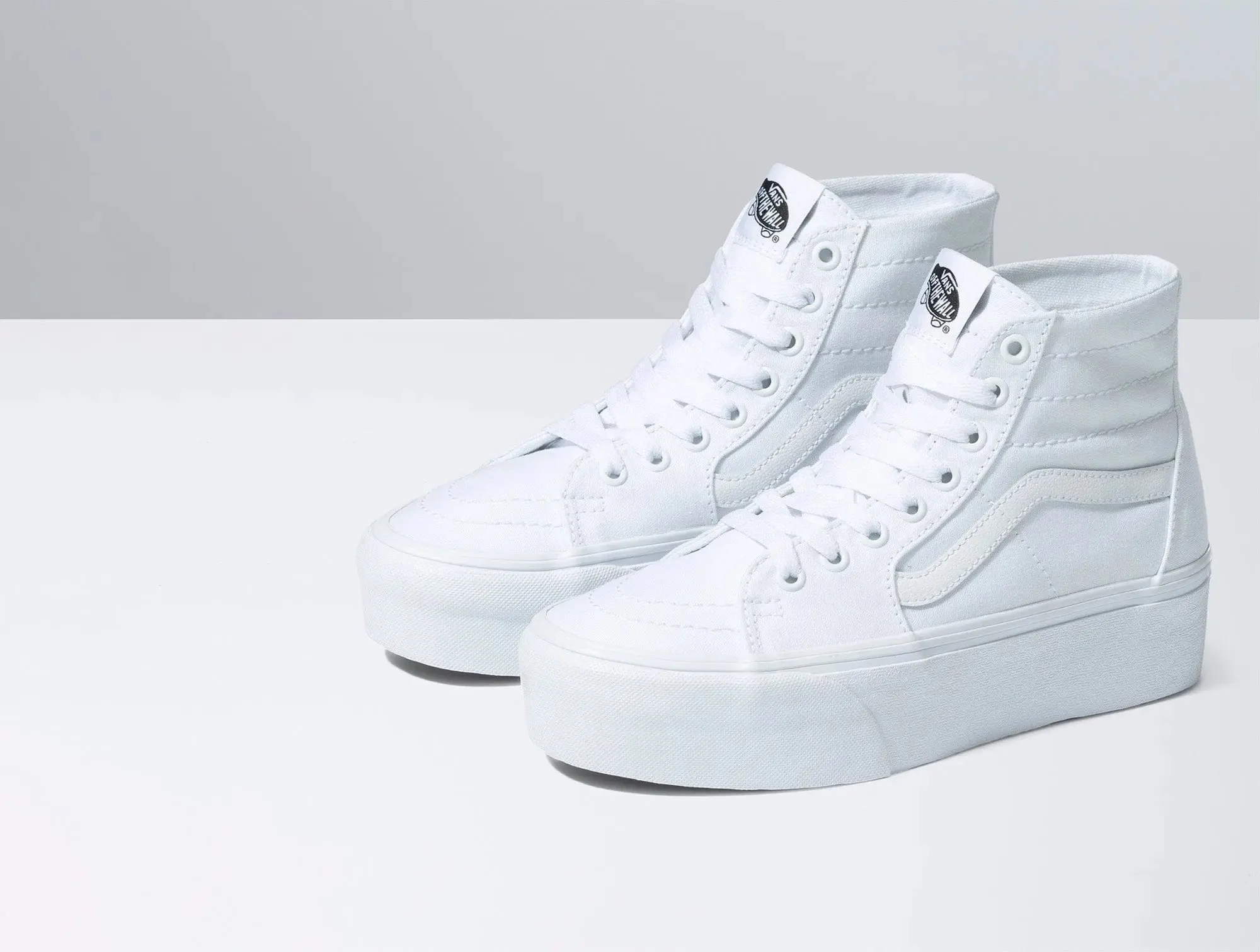 Zapatilla Vans Sk8-Hi Tapered Stackform Mujer Blanco - Image 5