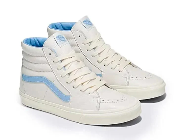 Zapatilla Vans Sk8-Hi Vintage Leather Mujer Blanco - Image 2