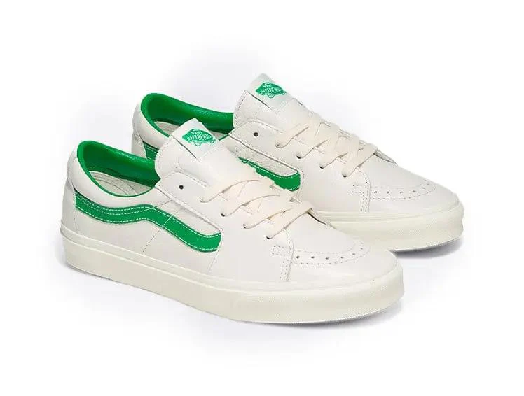Zapatilla Vans Sk8-Low Vintage Leather Hombre Blanco - Image 5
