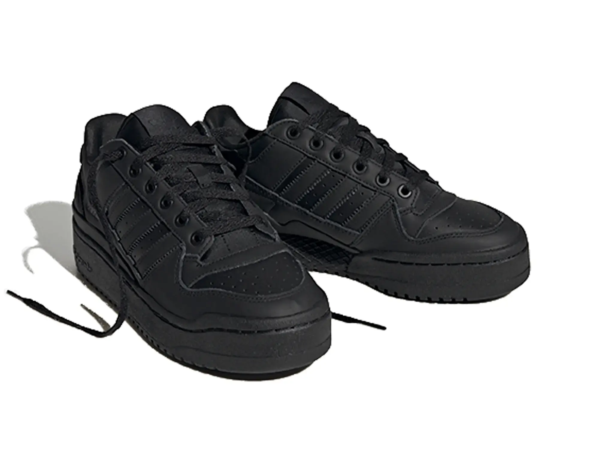Zapatillas Adidas Forum Bold Stripes Mujer Mono Negro - Image 4