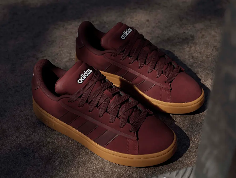 Zapatillas Adidas Grand Court Alpha 00S Hombre Burdeo - Image 3