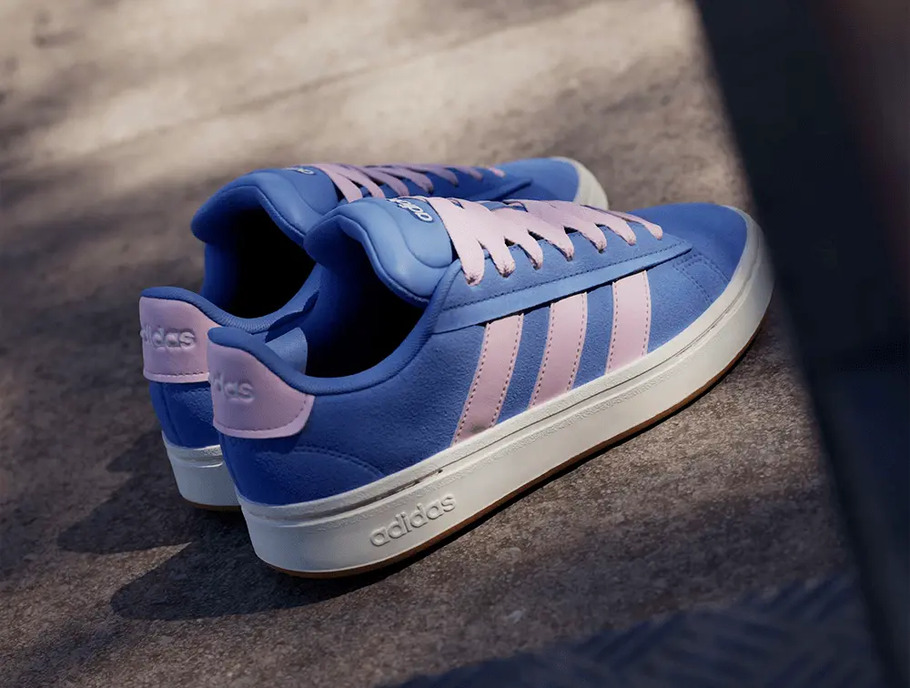 Zapatillas Adidas Grand Court Alpha 00S Mujer Azul - Image 4