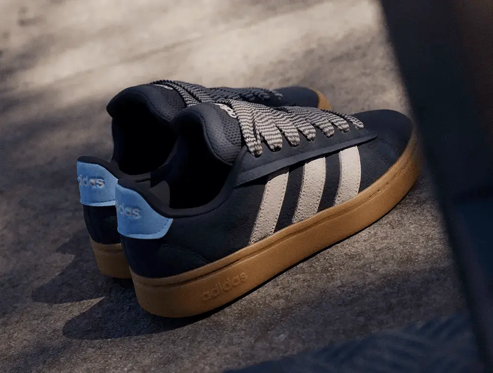 Zapatillas Adidas Grand Court Alpha Mujer Azul - Image 5