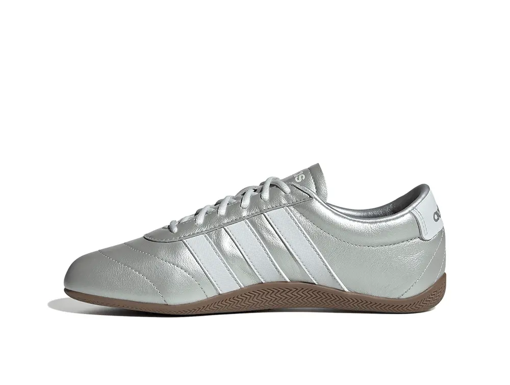 Zapatillas Adidas Grand Court Lo Lth Mujer Gris - Image 3