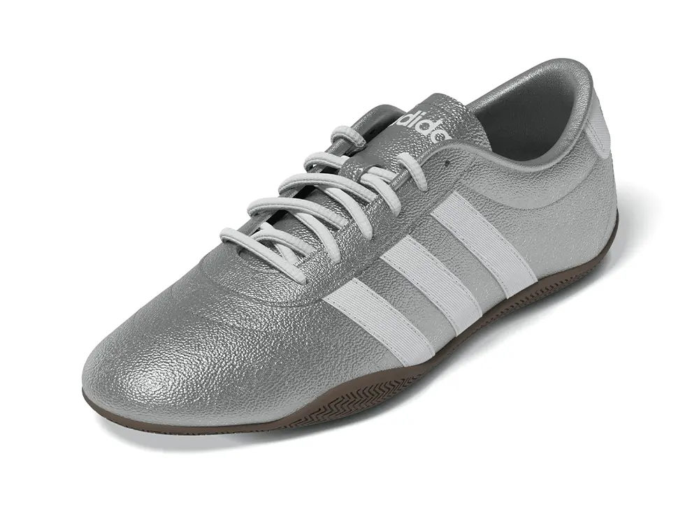 Zapatillas Adidas Grand Court Lo Lth Mujer Gris - Image 5
