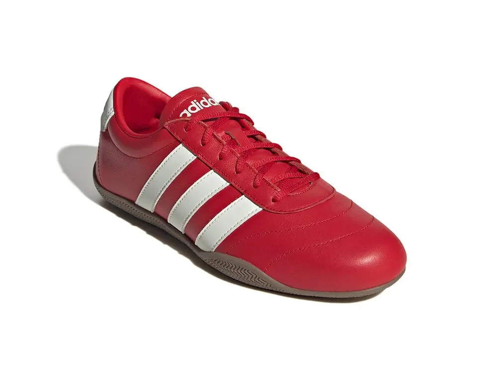 Zapatillas Adidas Grand Court Lo Lth Mujer Rojo - Image 5