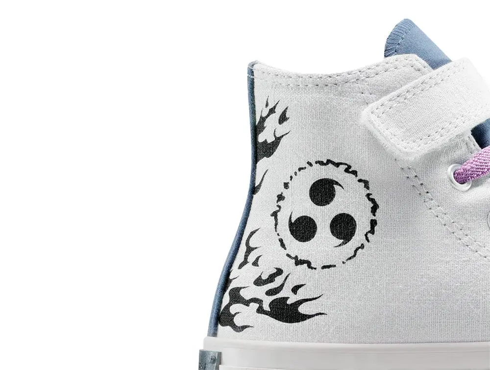 Zapatillas Converse Naruto Chuck Taylor 1V Hi (Sasuke) Niños Gris - Image 2