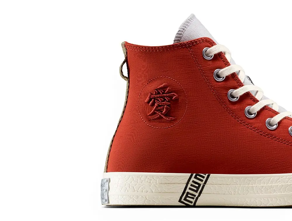 Zapatillas Converse Naruto Chuck Taylor Hi (Gaara) Unisex Cafe - Image 4