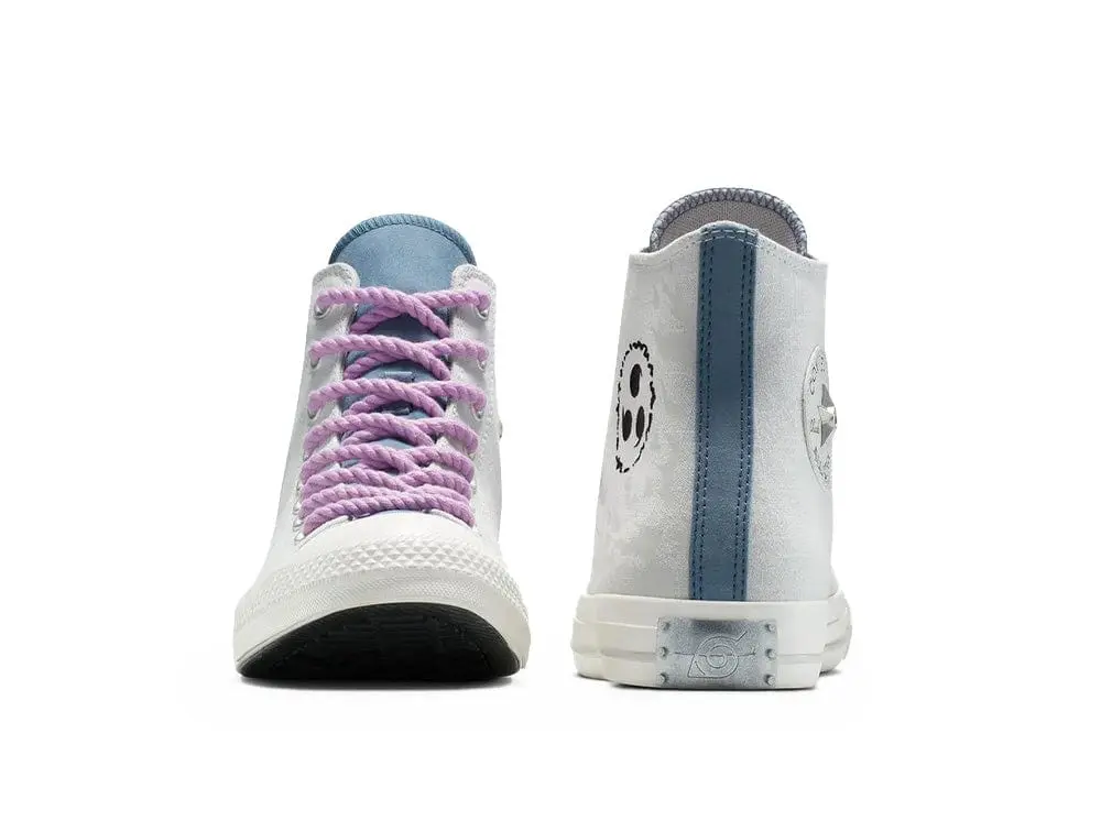 Zapatillas Converse Naruto Chuck Taylor Hi (Sasuke) Unisex Gris - Image 5