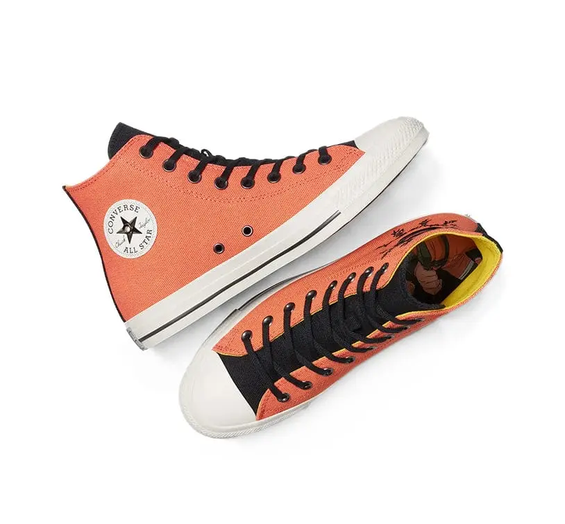 Zapatillas Converse Chuck Taylor Hi (Naruto) Unisex Naranjo - Image 5