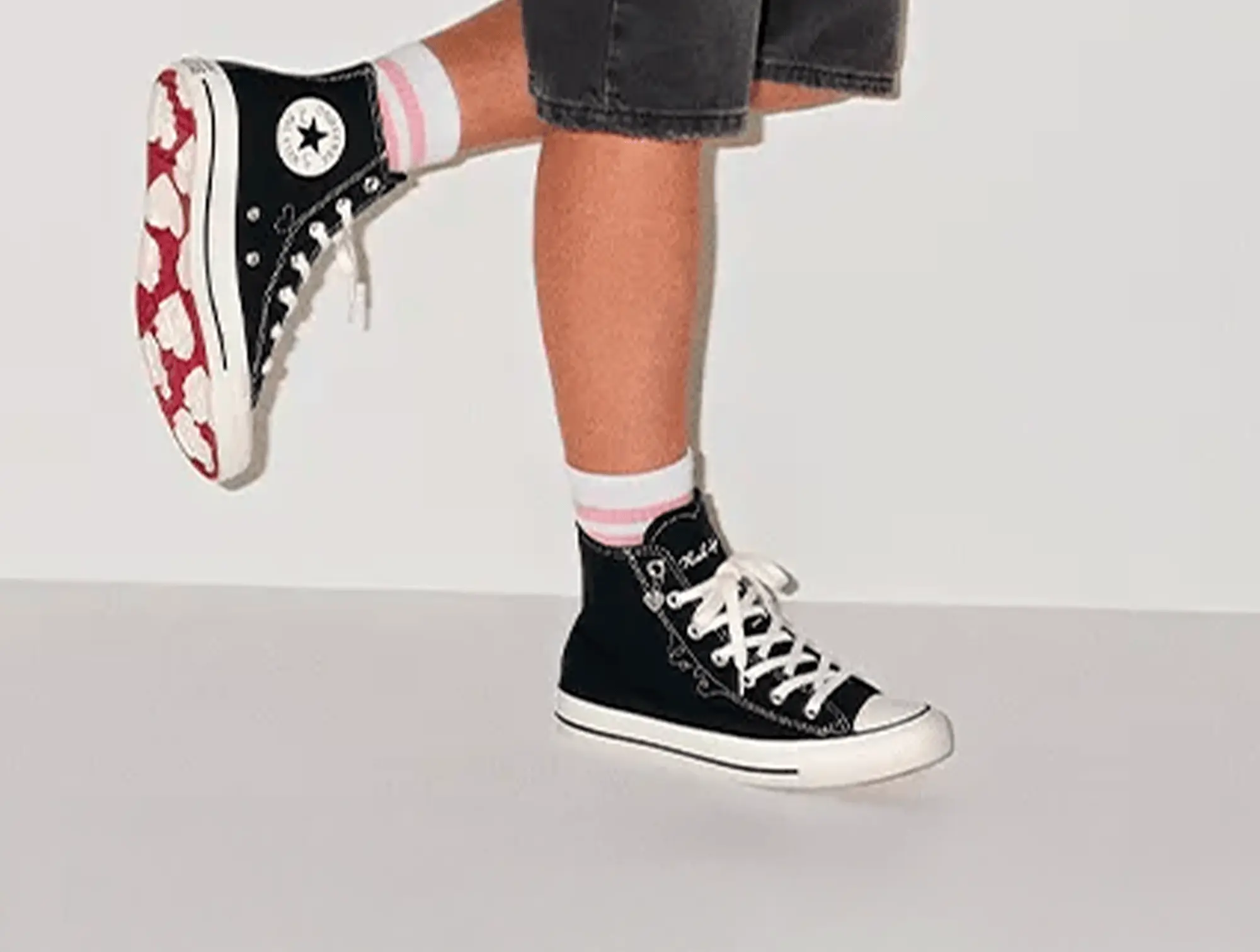 Zapatillas Converse Chuck Taylor Hi (San Valentin) Mujer Negro - Image 7