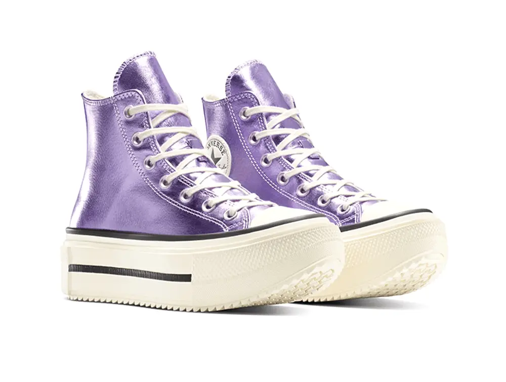 Zapatillas Converse Chuck Taylor Lift Double Stack Mujer Lila - Image 4