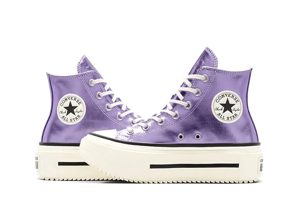 Zapatillas Converse Chuck Taylor Lift Double Stack Mujer Lila - Image 5
