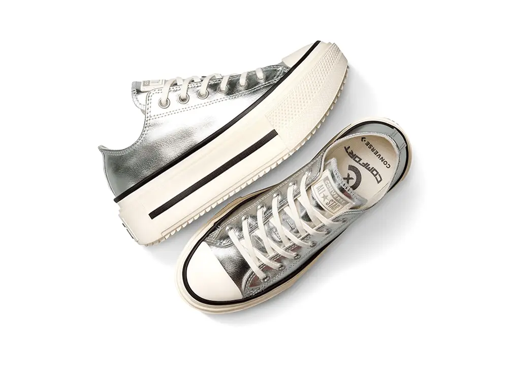 Zapatillas Converse Chuck Taylor Lift Double Stack Mujer Plata - Image 3