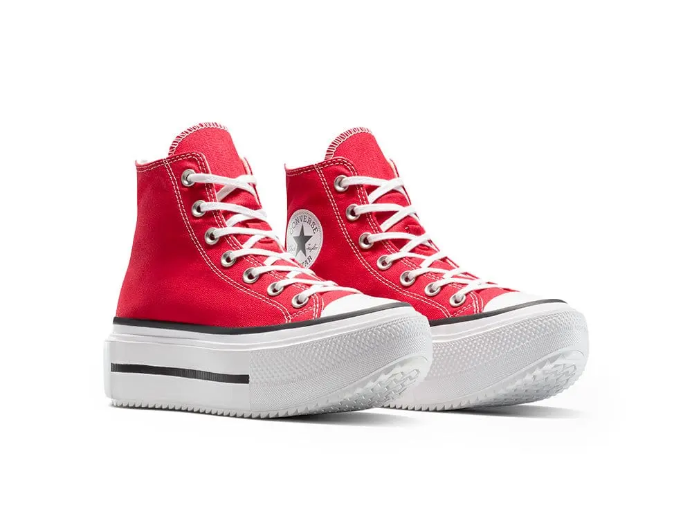 Zapatillas Converse Chuck Taylor Lift Double Stack Mujer Rojo - Image 4