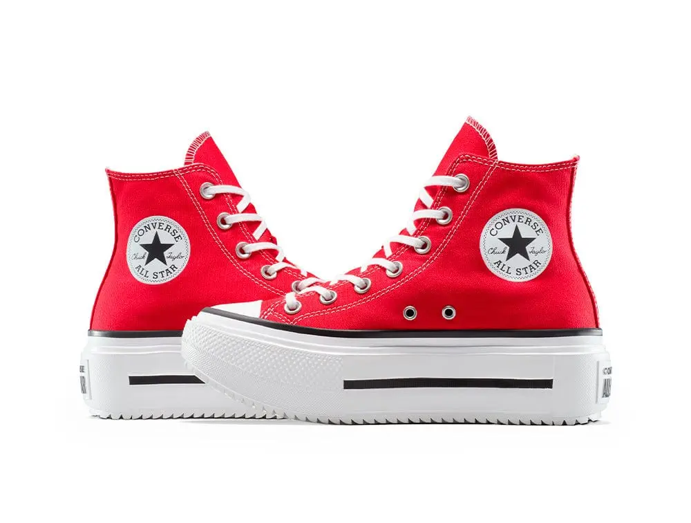 Zapatillas Converse Chuck Taylor Lift Double Stack Mujer Rojo - Image 6