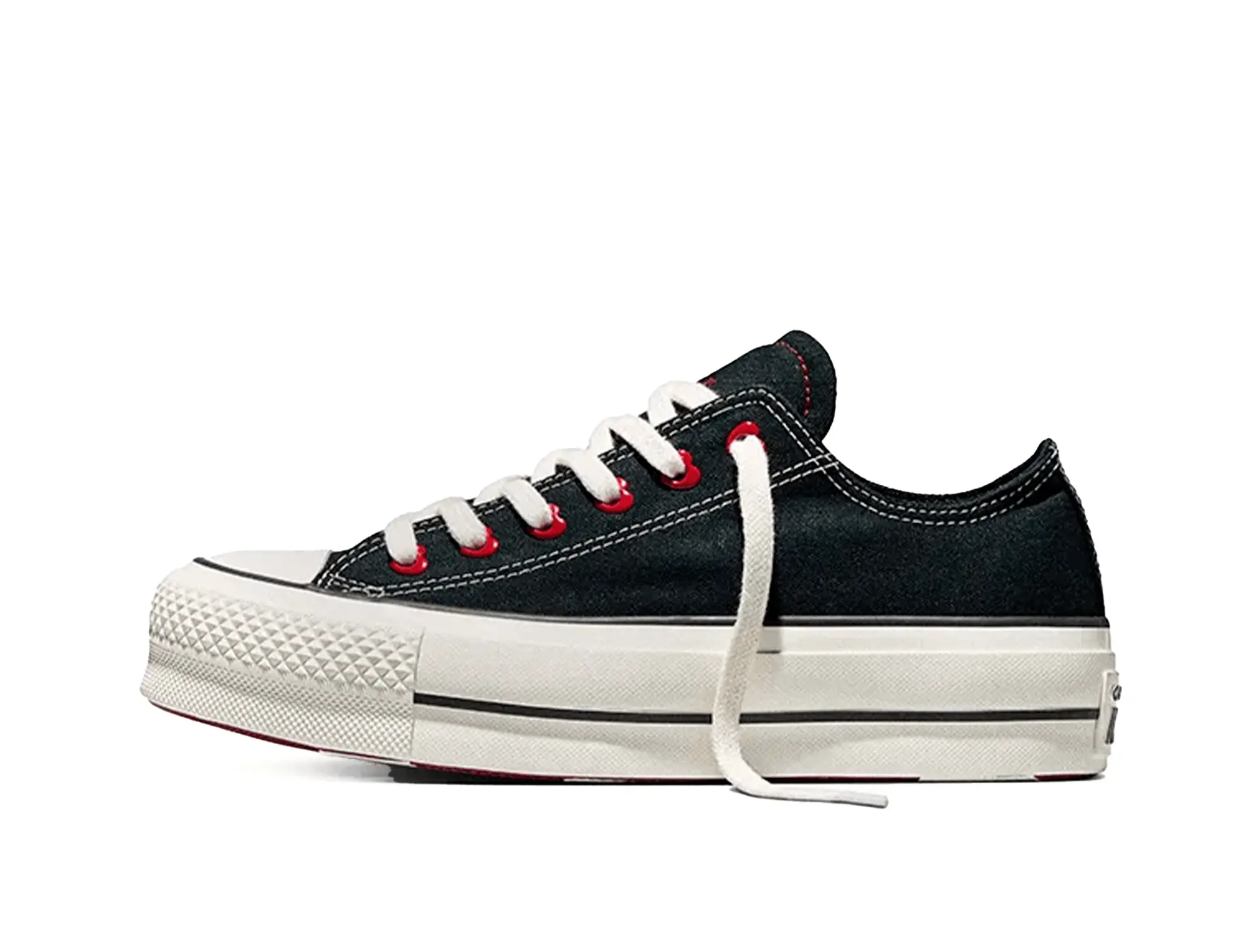 Zapatillas Converse  Chuck Taylor Lift Hi (San Valentin) Mujer Negro-Rojo - Image 2