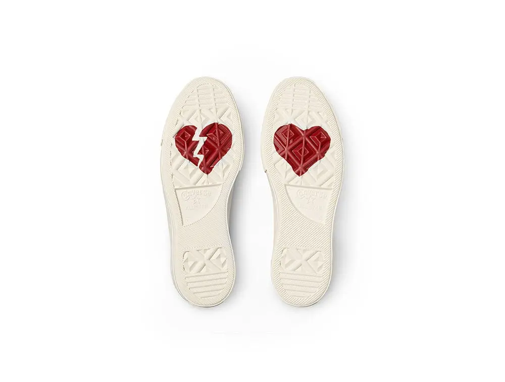 Zapatillas Converse Chuck Taylor All Star Lift (Hearts Valentine's Day) Mujer Burdeo - Image 3