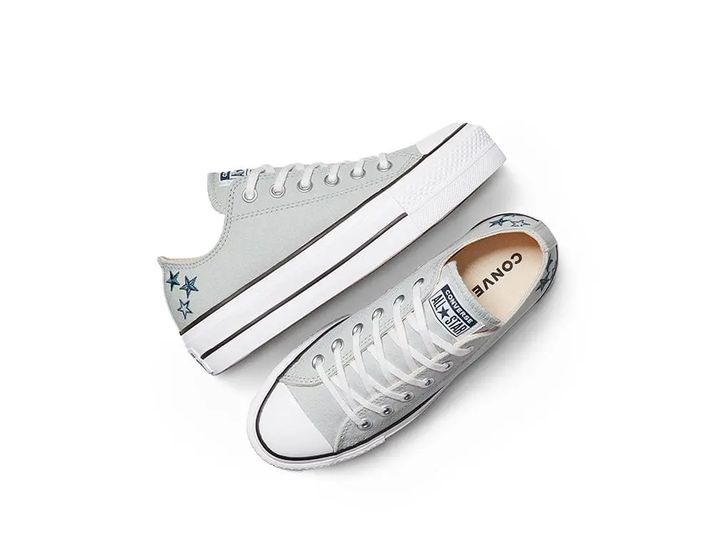 Zapatillas Converse Chuck Taylor Lift Mujer Gris - Image 4