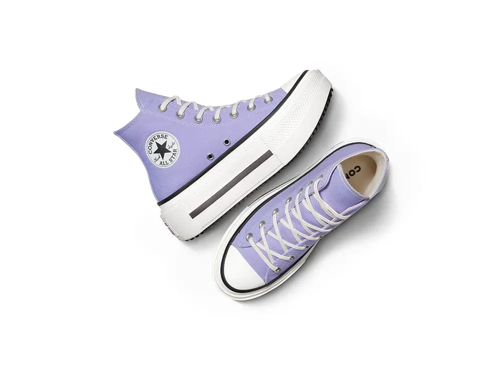 Zapatillas Converse Chuck Taylor Lift Double Stack Mujer Morado - Image 4
