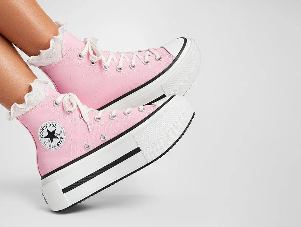 Zapatillas Converse Chuck Taylor Lift Double Stack Mujer Rosada - Image 2
