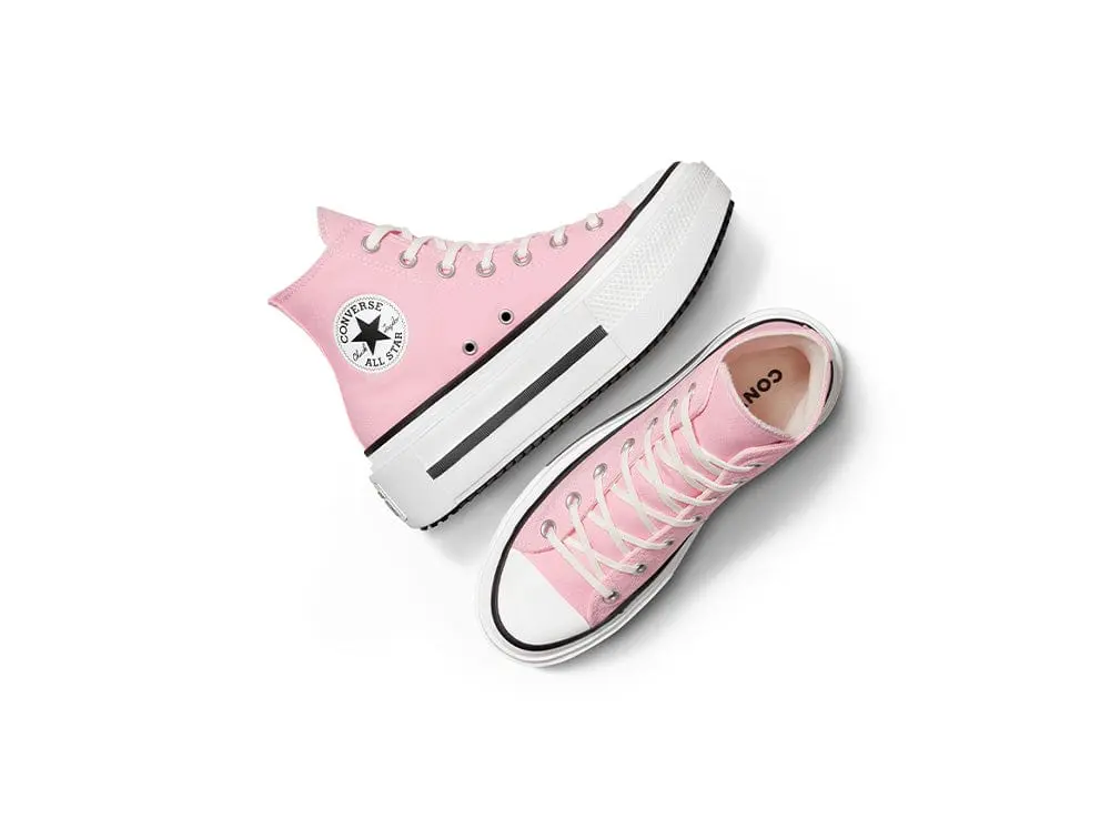 Zapatillas Converse Chuck Taylor Lift Double Stack Mujer Rosada - Image 4