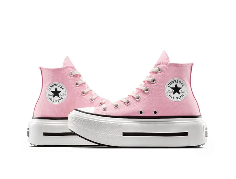 Zapatillas Converse Chuck Taylor Lift Double Stack Mujer Rosada - Image 7